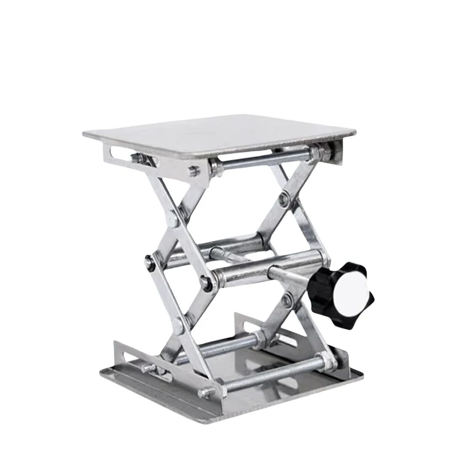 Manuálne drevorvné stroje smerovače Router Zdvíhač nastaviteľný laboratórny stôl výťah z nehrdzavejúcej ocele laboratórny stolík stolný výťah pre školu