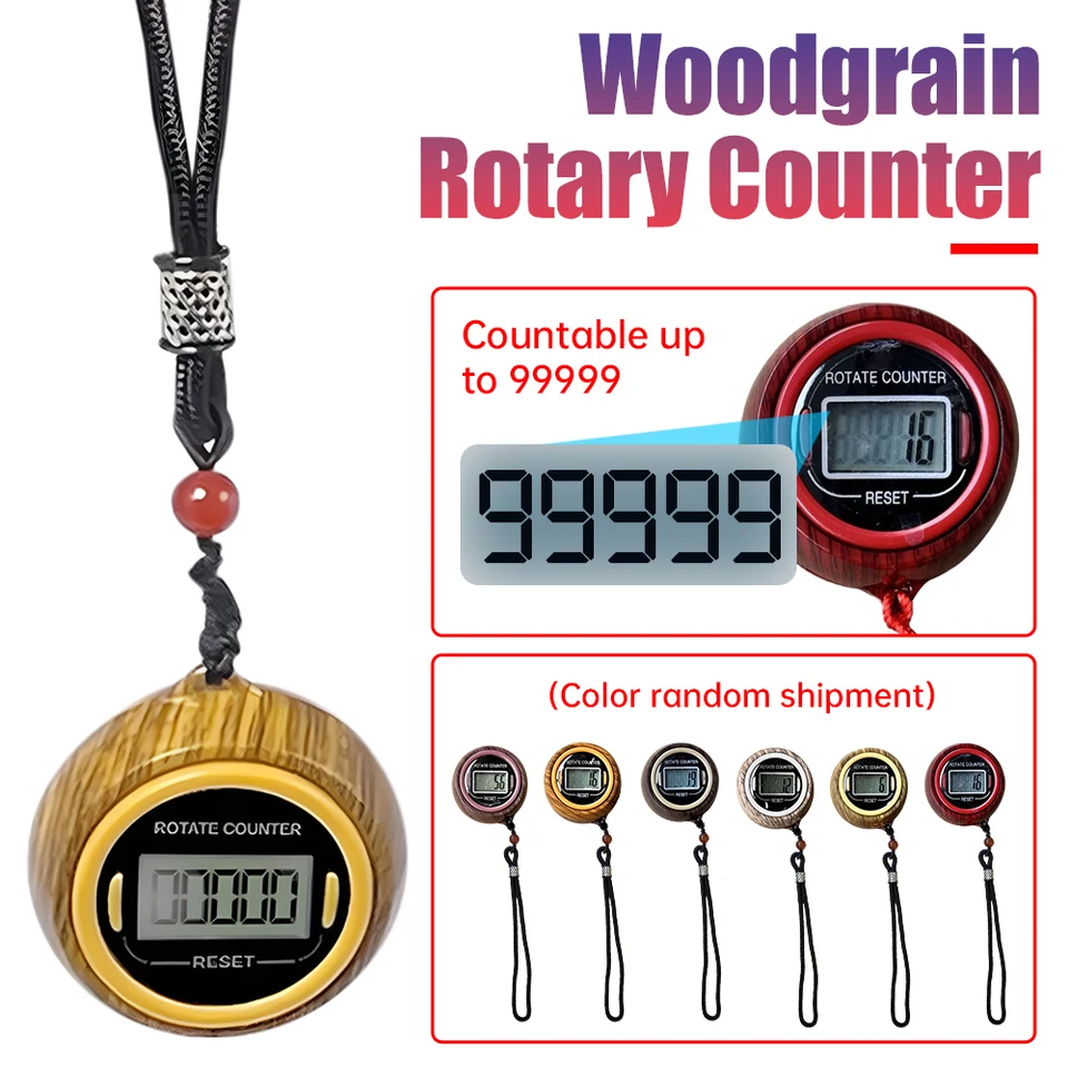 Manuálne posúvanie elektronického počítadla spievanie SUTRAS Meditation Counter Counter