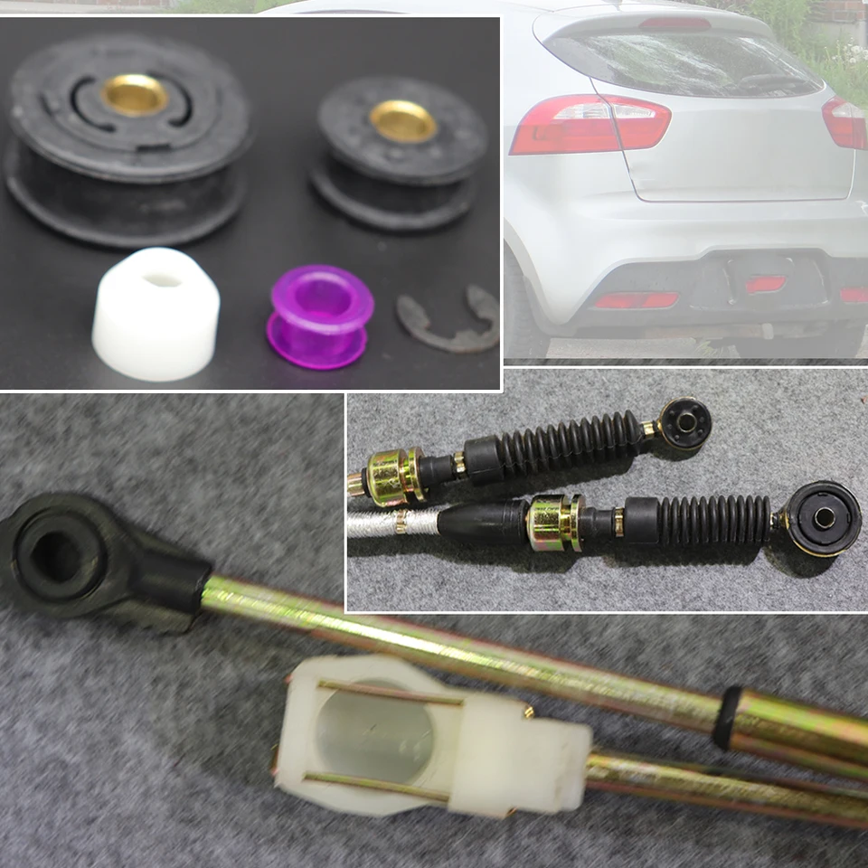 Manuálne prevodovka Shift Cable Linkrage Ovládanie páky radiacej páky Connect Rod End Pushing pre Kia Rio UB 2016 2015 2014 2013 2012 Pride