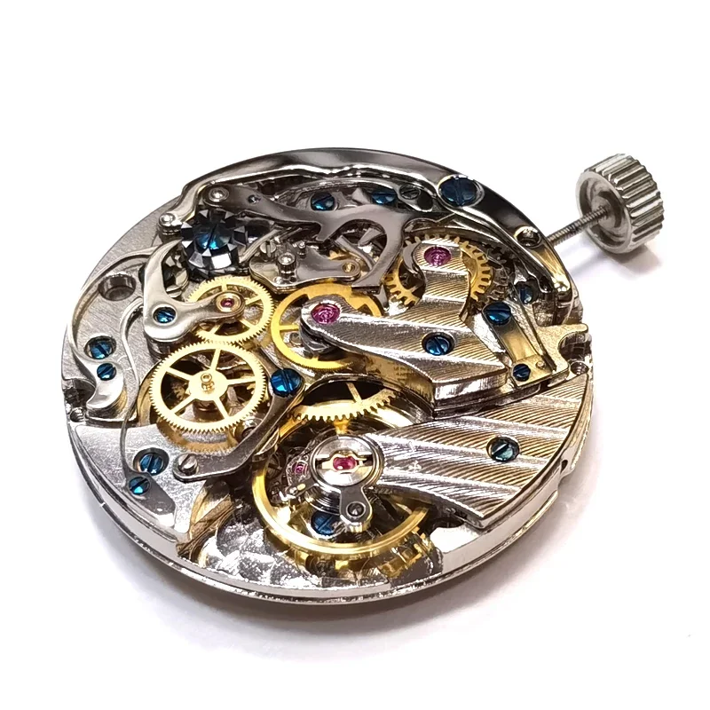 MANUÁLNE VONKOM PÁSU ST1902 Mechanický chronograf 6 rúk Dátum o 3 hod. Pohyb hodiniek pre Seagull ST1902 OPRAVY ČASŤ