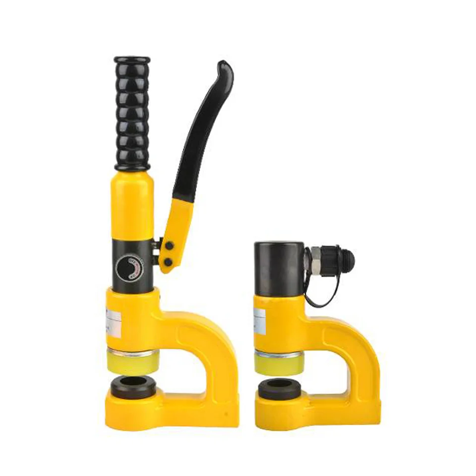 Manuálny hydraulický otvor Punching Puncher Puncher Drage Driver Tools Stroj na kovový doska na mieru Pitcher s otvorom