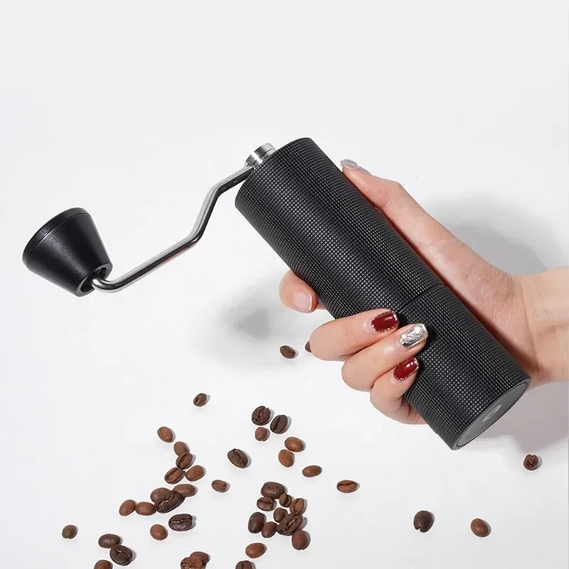 Manuálny kávový mlynček s dvojitým polohovaním ložiska French Press Coffee Interné nastavenie pre darček pre ručné mlynčeky