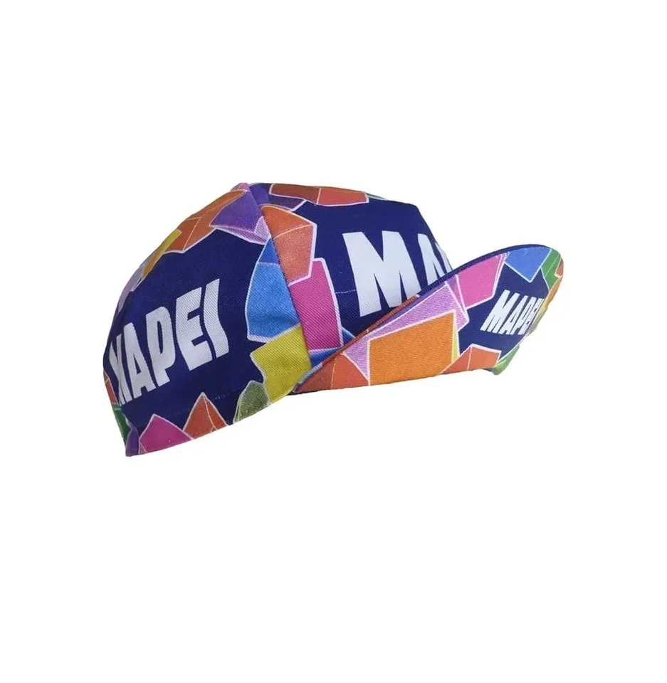 Mapeiful Team Blue Retro Classic Cycling Caps Polyester Bike Wear Cycling Hat Sport Caps Skiing Dámske čiapka pre studenú