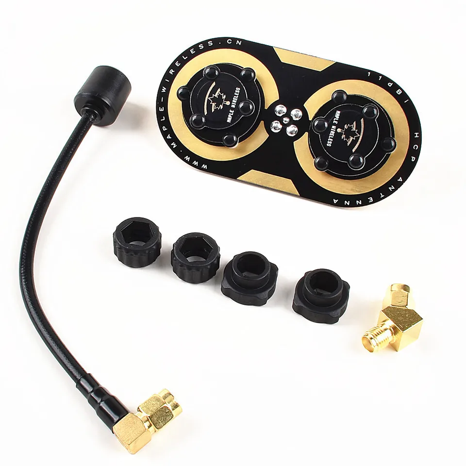 Maple Leaf Anténa 5.8 GHz 11DBI bezdrôtové kruhové polarizované FPV anténa súpravy pre Fatshark SkyZone EV300D Monitor RC GOGGLES