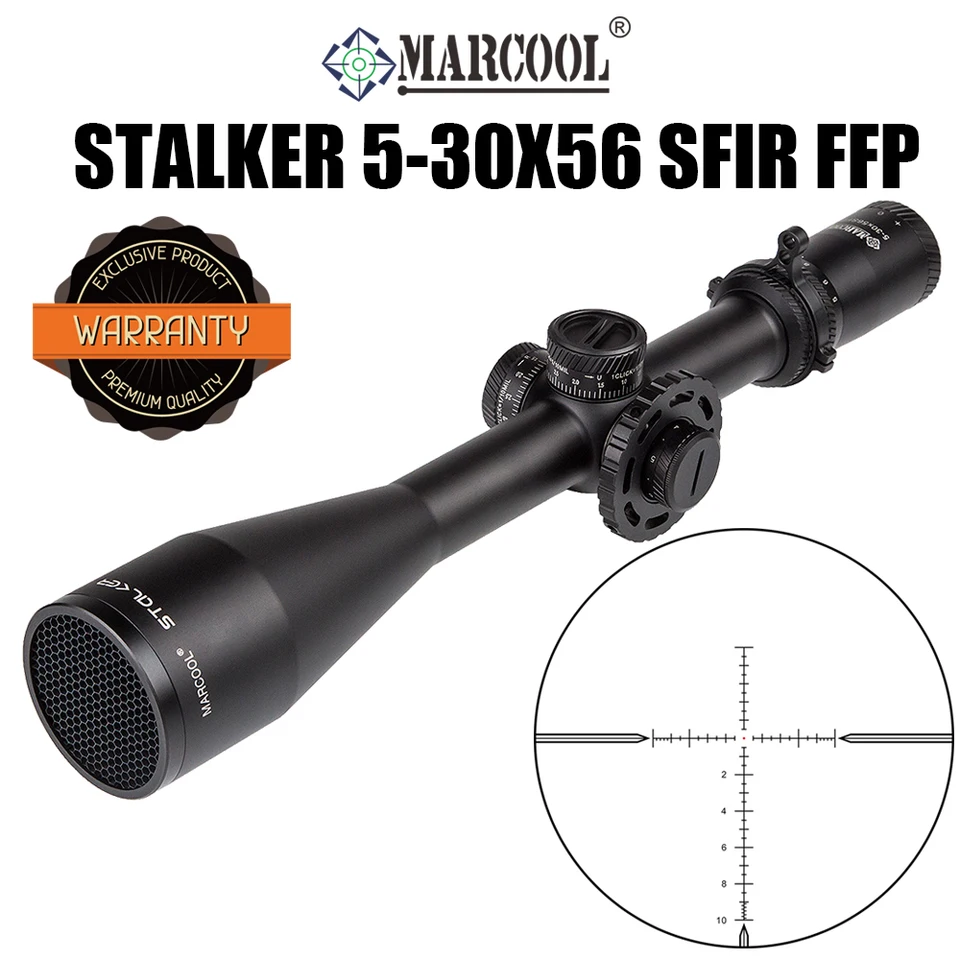 Marcool Stalker 5-30x56 SFIRL FFP RIFLESCOPE DLHODOBO ROZHODNUTIE OPTICS PERCKETY ZA
