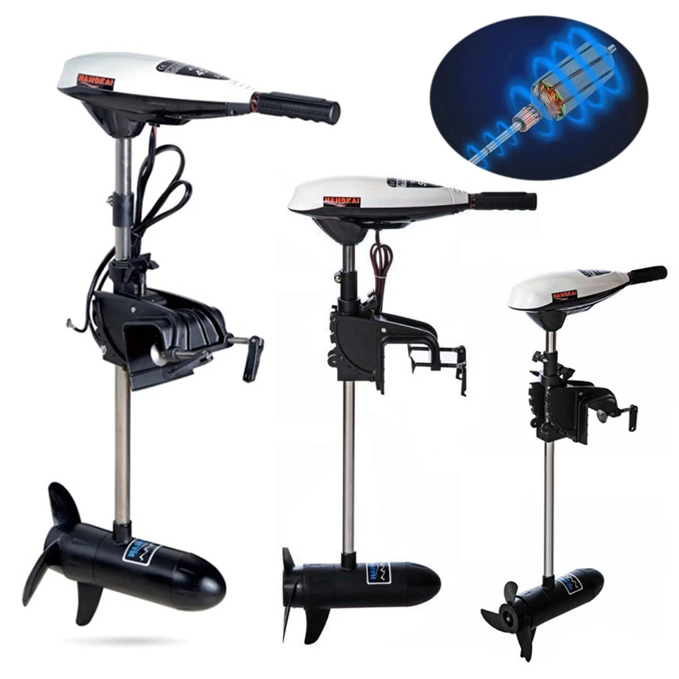Marine 12V 45/55/65 libier Elektrický prívesný motor Trolling Motor pre rybársky kajak odolný rybársky nafukovací čln člny čln