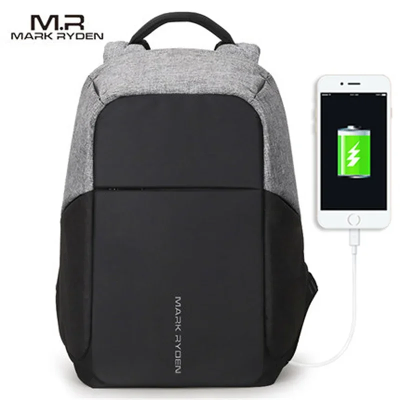 Mark Ryden 15inch notebook batohov pre tínedžer Multifunkcia USB nabíjanie mužov móda Muž Mochila cestovanie batohu Anti Thief