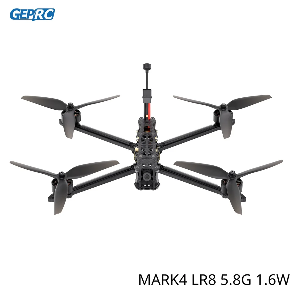 Mark4 LR8 5.8G 1,6W FPV 8Inch EM2810 GEP-BLS60A-4IN1 ESC QUADCOPTER Longrange Freestyle GEPRC DRONE RC lietadla RC