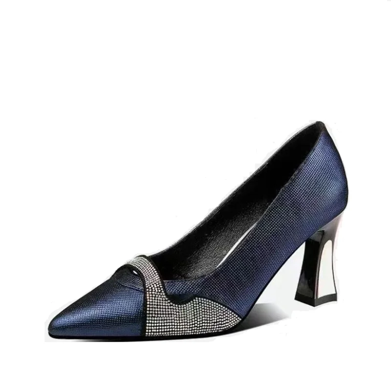 Marlisasa Mujer Tacones Altos Dámske móda špicaté na nohách Sexy pumpy s vysokým podpätkom Lady Príležitostné strieborné topánky Čierne topánky F3612