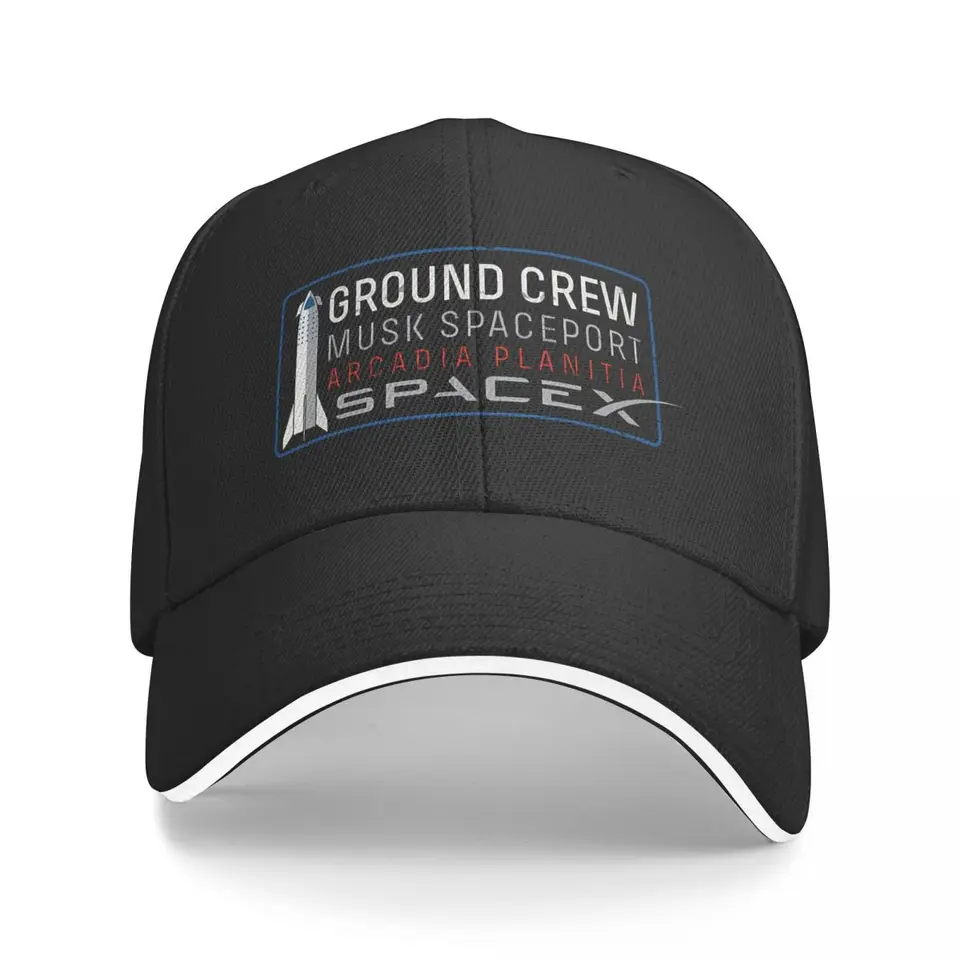Mars Ground Crew SpaceX Starship Multicolor Hat vrchol dámsky čiapka Prispôsobené vŕbové cyklistické klobúky