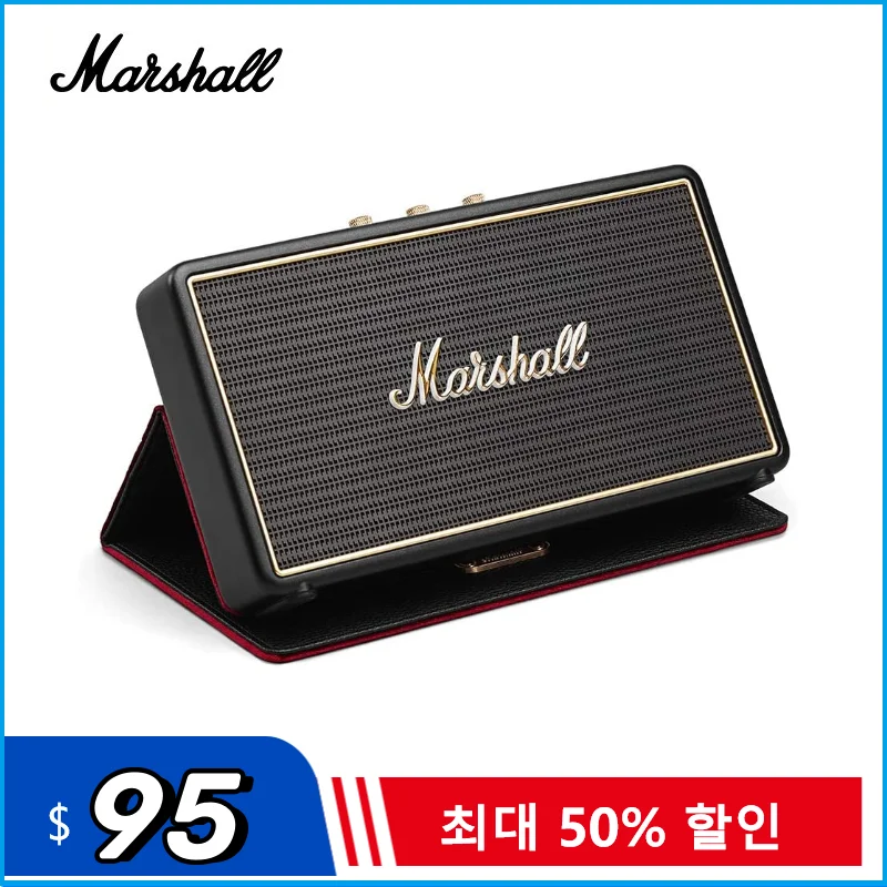 Marshall Stockwell Wireless Bluetooth Reproduktor IPX7 nepremokavý dom Outdoor Reproduktor Stereo subwoofer retro reproduktor Bluetooth