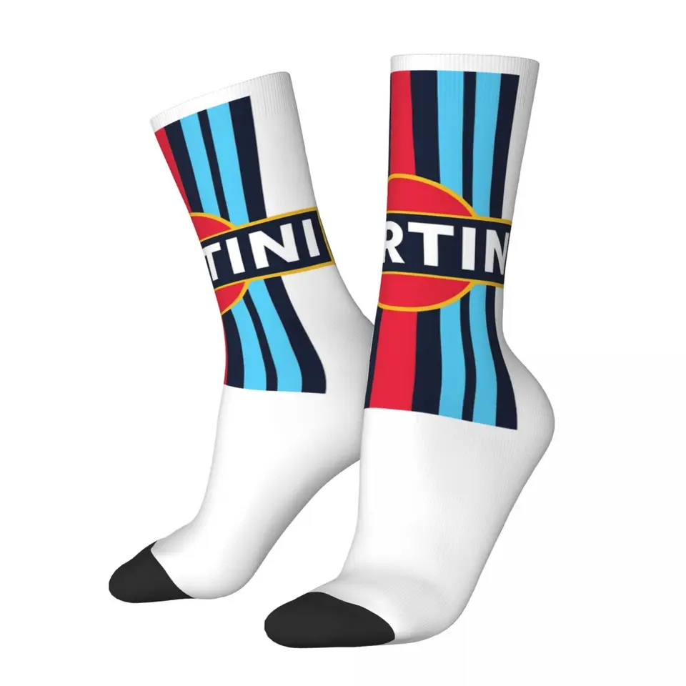 Martini Racing ponožky Harajuku Vysoko kvalitné pančuchy po celú sezónu Dlhé ponožky Príslušenstvo pre darčeky muža ženy