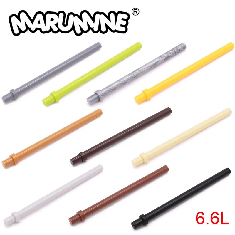 Marumine MOC zostavuje častice Bar 6,6 l so stopovým krúžkom 4095 50ks stavebné bloky dáždnikov