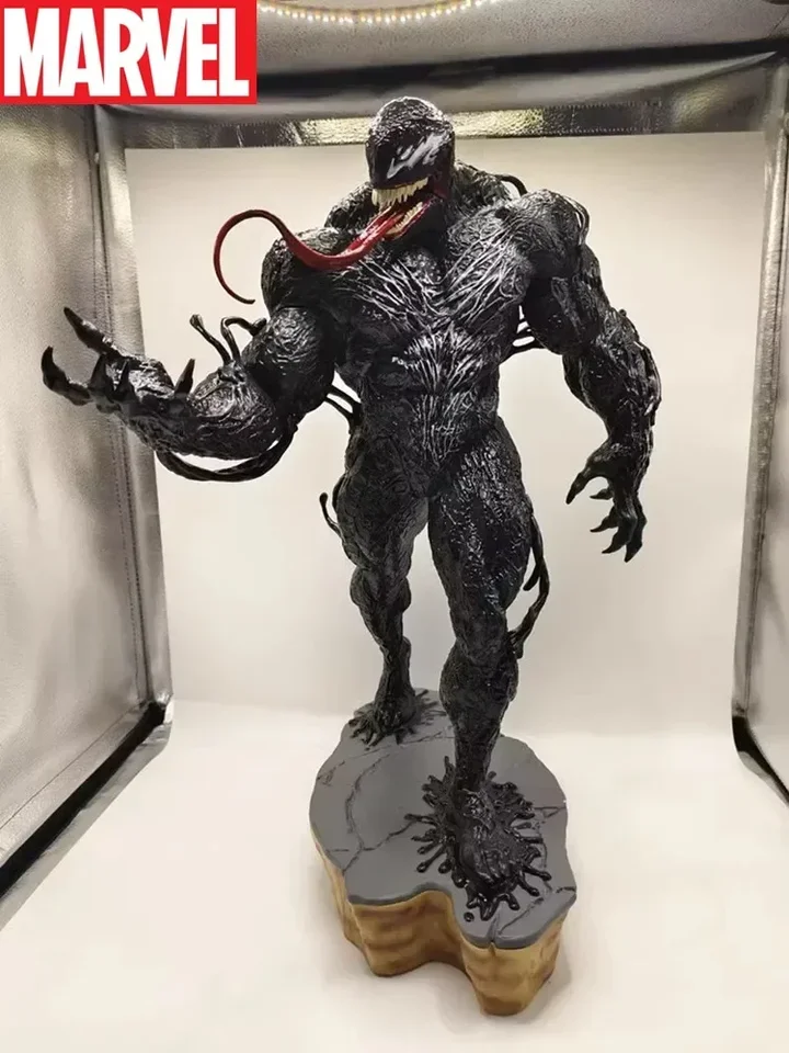 Marvel 50 cm Venom Batman Villain GK Anime Figures Model Ozdoby nadmerne nadmerne