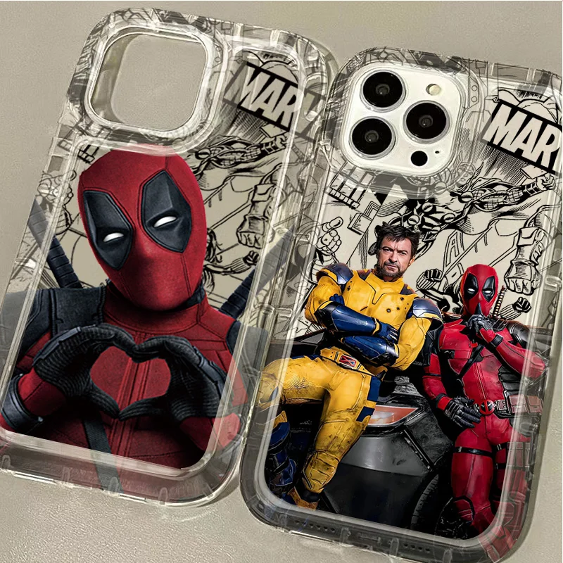 Marvel Deadpool Telefón pre puzdro pre Xiaomi 13T 12T 14 13 12 Pro 10 11 Lite 5G NE POCO X6 X5 X4 GT X3 NFC F3 F4 F5 F6 PRO M5S Kryt