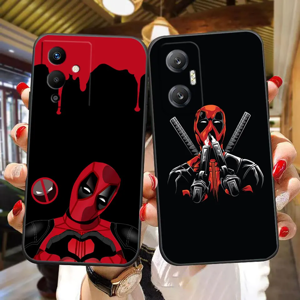 Marvel Deadpool telefónny prípad pre Infinix Note 40 30 12 G96 11 10 VIP PRO HOT HOT 30I 20I 20S 20I 10I 10S 10I 9 Play Case Funda Shell