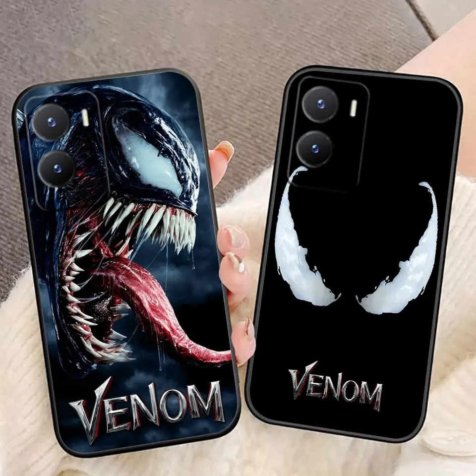 Marvel Horror Venom Telefón puzdro pre vivo y93 y78 y76 y72 y51 y50 y36 y35 y33t y31 y28 y27 y22s y21 y20 y19 y17s plus 4g 5g puzdro
