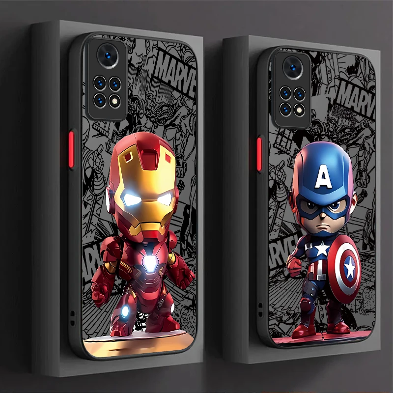 Marvel Iron Man Spider Man puzdro pre Xiaomi Redmi Poznámka 13 12 Pro Plus 4G 5G 12S 11S 11 10 10S 9s 8 Redmi 12 13 13C 12c A3 A3x