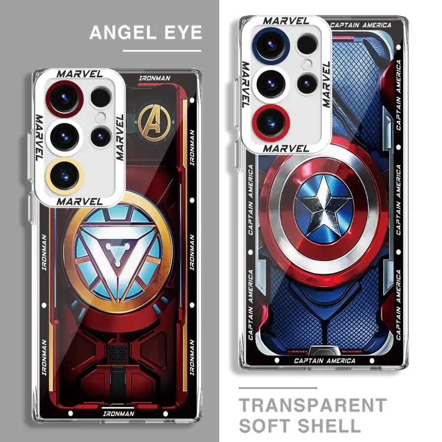 Marvel Ironman Captain America Telefon Pase pre Samsung Galaxy S24 Ultra S23 Fe S22 S23 S20 plus S21 S20 FE Note 20 10 plus kryt
