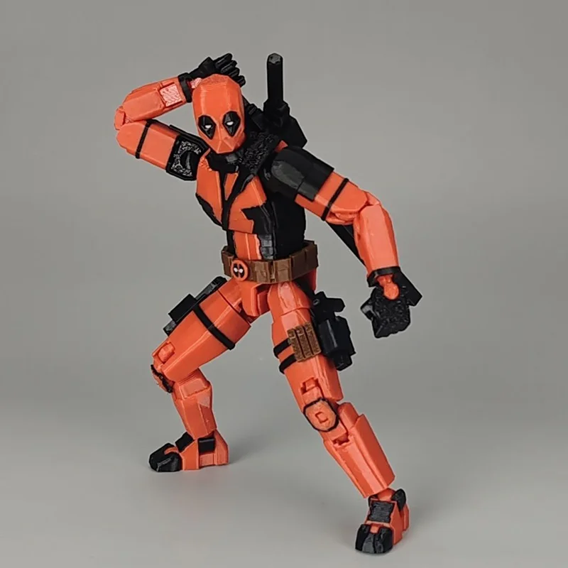 Marvel Legends Deadpool Wolverine 3D tlačené superhrdinové hračky Action Action Anime Multi-POSTER SHAPESHIFT MODEL MODEL
