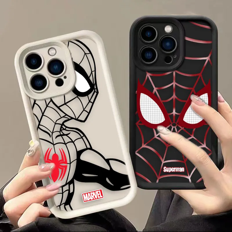 Marvel Line Spider-Man Face Comics Telefon Pase pre Realme C21y C30 C33 C35 C53 C55 C63 C65 C67 5 7i 8 11 12 GTMASTER GT3 GT6 CASE