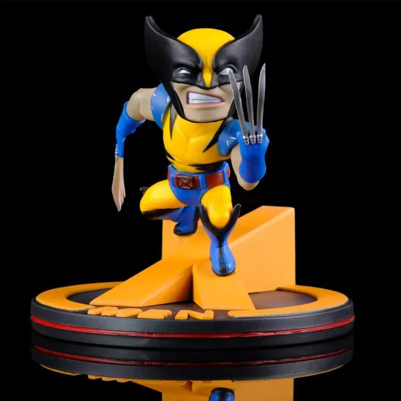 Marvel Q verzia Venom Wolverine Deadpool akčné figúrky Zbierka ručne vyrábané ozdoby hračky narodeniny darčeky