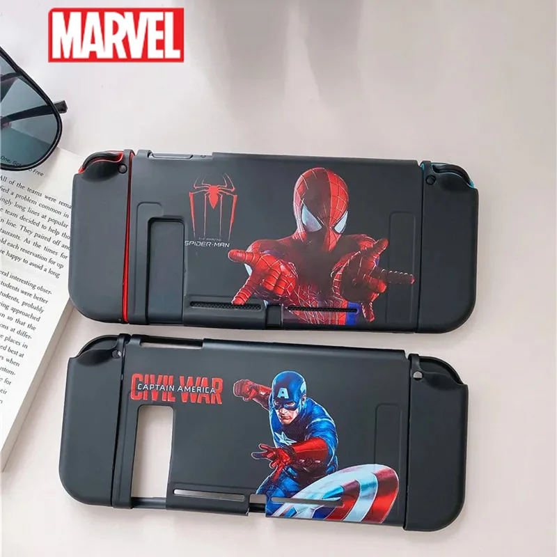 Marvel Spider Man for Switch Case shell ochranné rozdelenie skrinky na ubytovanie pre Nintendo Switch príslušenstvo NS Console TPU Fundas