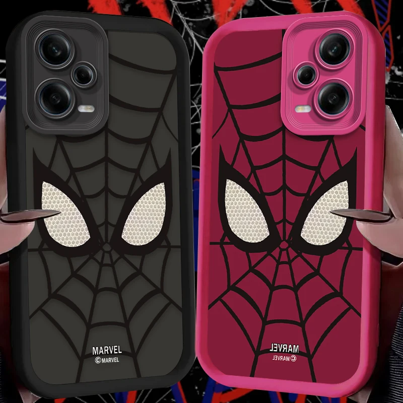 Marvel Spider Man Phone TPU Puzdro pre Xiaomi Redmi Note 13 12 11 Pro Plus 4G 5G 12S 11S 10S 10 9S Redmi 14C 13C 12C A3 12 Kryt