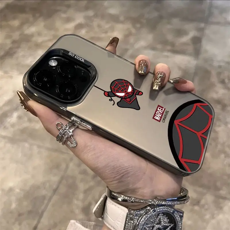Marvel Spider-Man Super Cool Cartoon Krásny telefónny puzdro pre iPhone 16 15 14 13 12 11 11Pro max xr xs max 7 8plus mini y2k zadný kryt