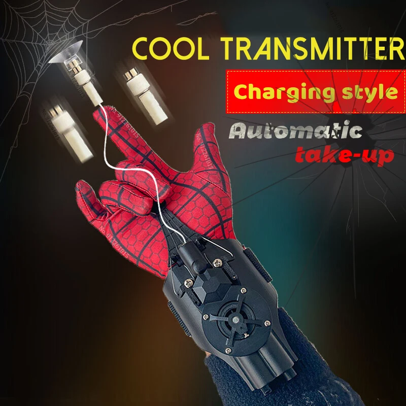 Marvel Spiderman Web Strelci zápästia spúšťacie zariadenie Spider Man Peter Parker Cosplay Accessories Ress Hračky darčekový festival