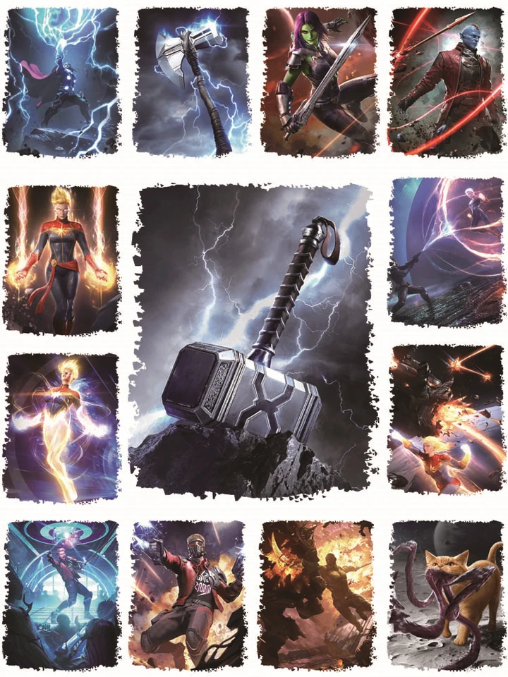 Marvel Thor Odinson Mjolnir Termoadhesive Patches Self-spadne prenos tepla prenos vinylových žehliacich aplikácií Aplikácia pre oblečenie