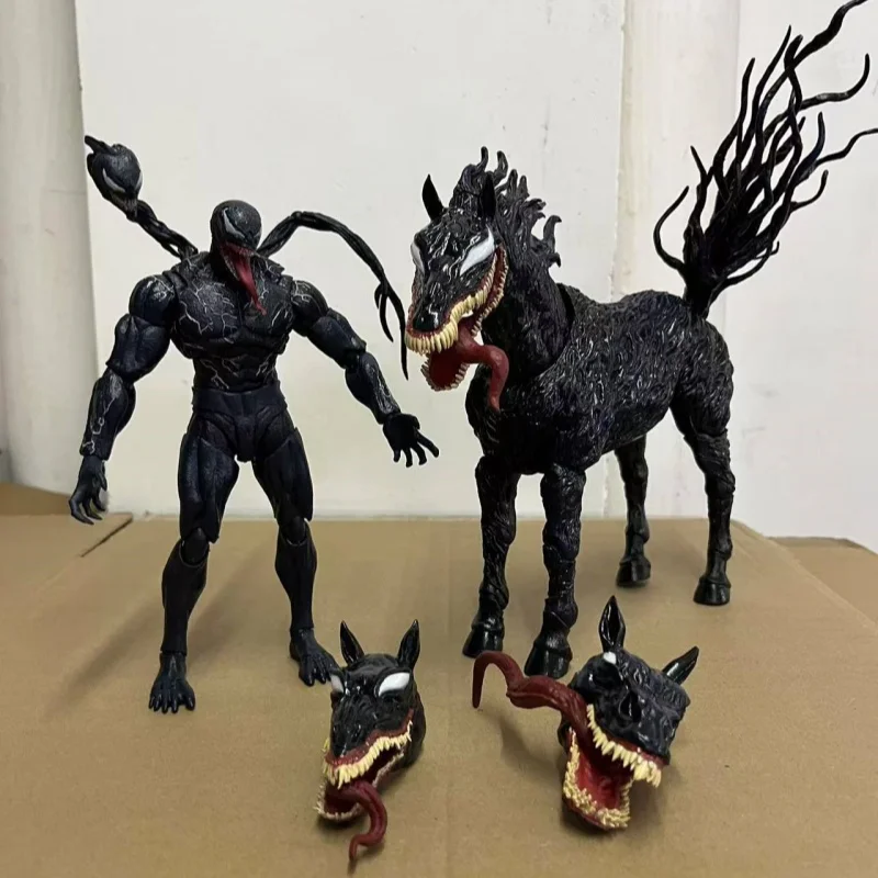 Marvel Venom 3 Posledné tanečné akcie figúrky shf Venom vojnový kôň telesný kôň Peace Model Elite Model Doll Vianočné darčeky