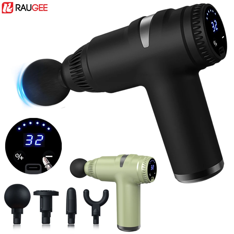 Masager Gun Mini fascia pištoľ hlboký tkanivový masáž krk na krk zadné telo relaxácia 32 prenosný prenosný vibrátor svalová masáž