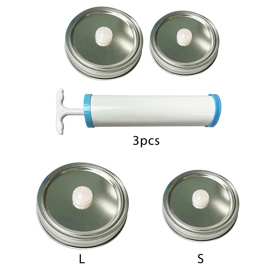 Masonové nádoby pokrývajú vákuové konzervačné viečka Set Mason Can Air Extraction Caps