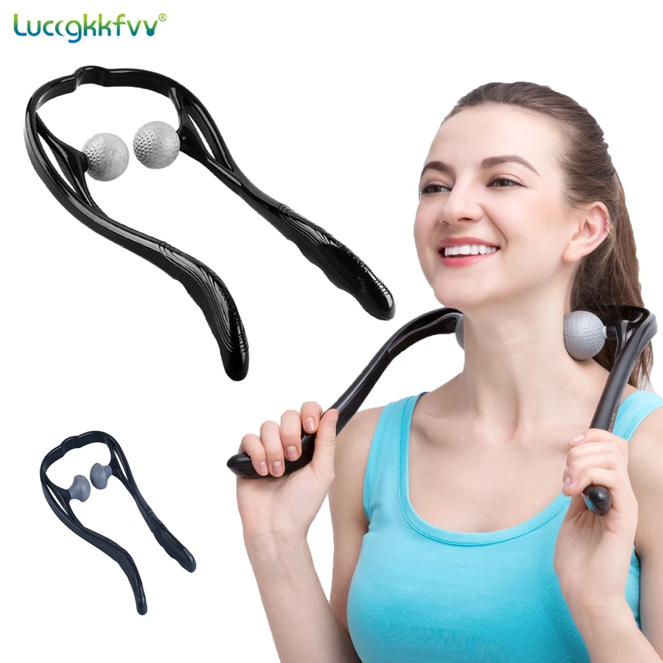 Massager krku shiatsu hlboké tkanivo duálne spúšťacie ramenné masáž