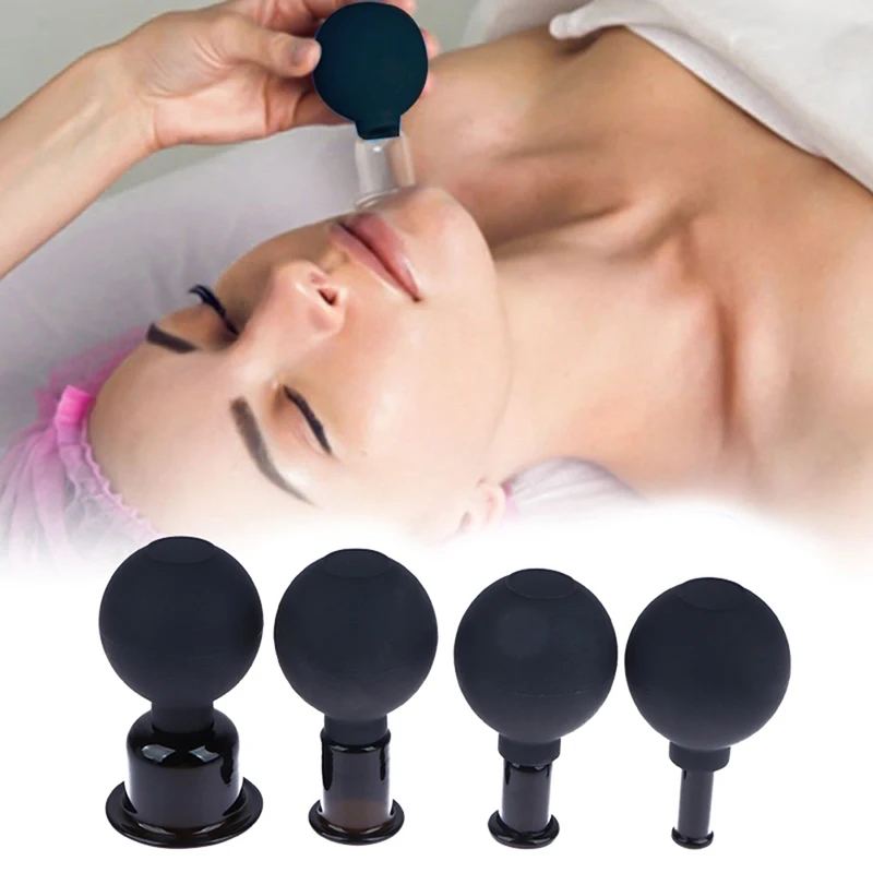 Massager pre gumové gumové masážne masáž tela pohár na tvár zdvíhanie podvozku proti celulitovanému saciemu sklenenému sklenenému šálke