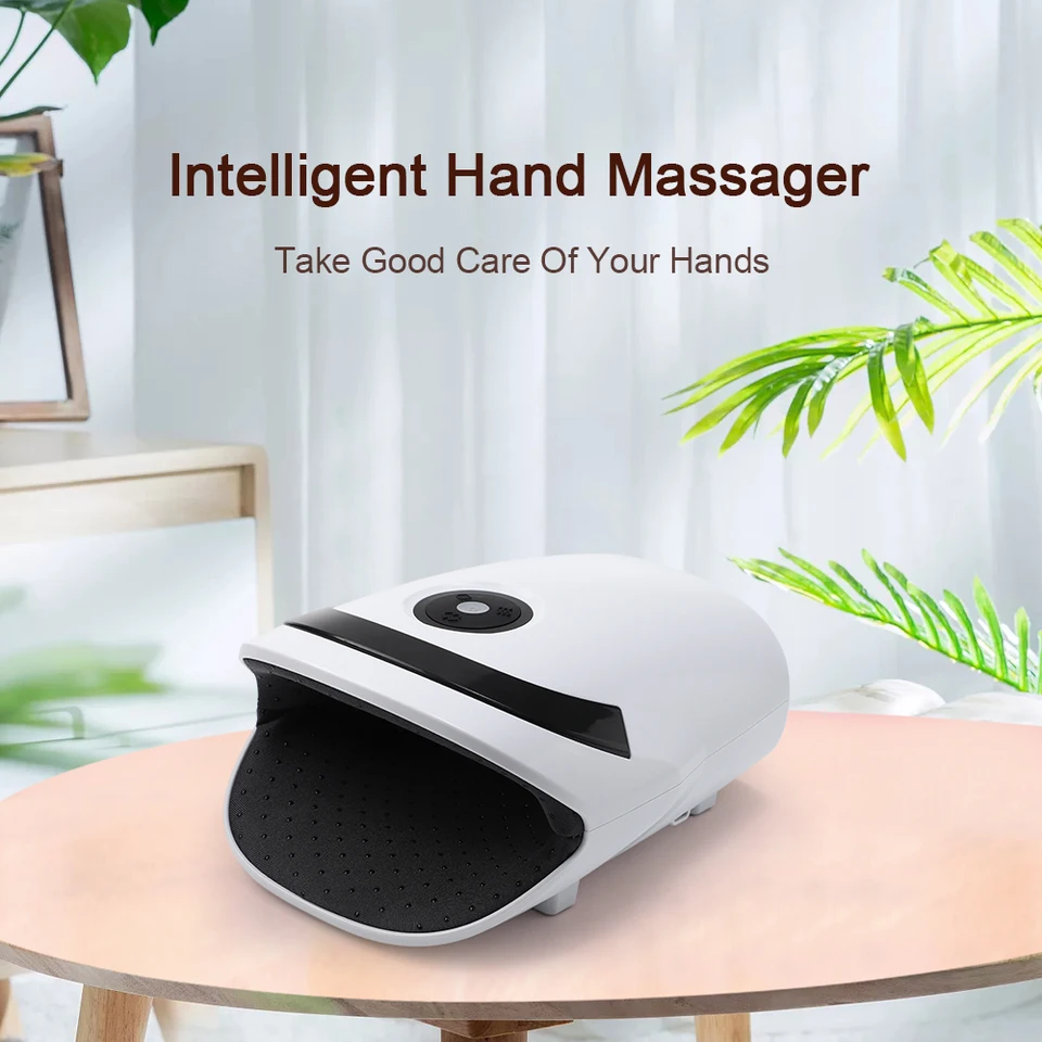 Massager rúk 5 úrovne Horúca kompresia Masáž ruky Grafén Elektrický ručný tlak Masáže Zariadenie Relaxačný sval