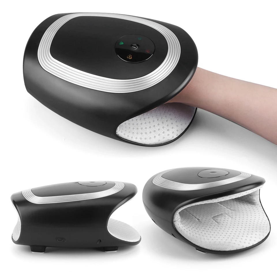Massager rúk Massager Massager s teplom a kompresiou bezdrôtový ručný masážny masáž 5 Temp nastavenie pre domácu kanceláriu