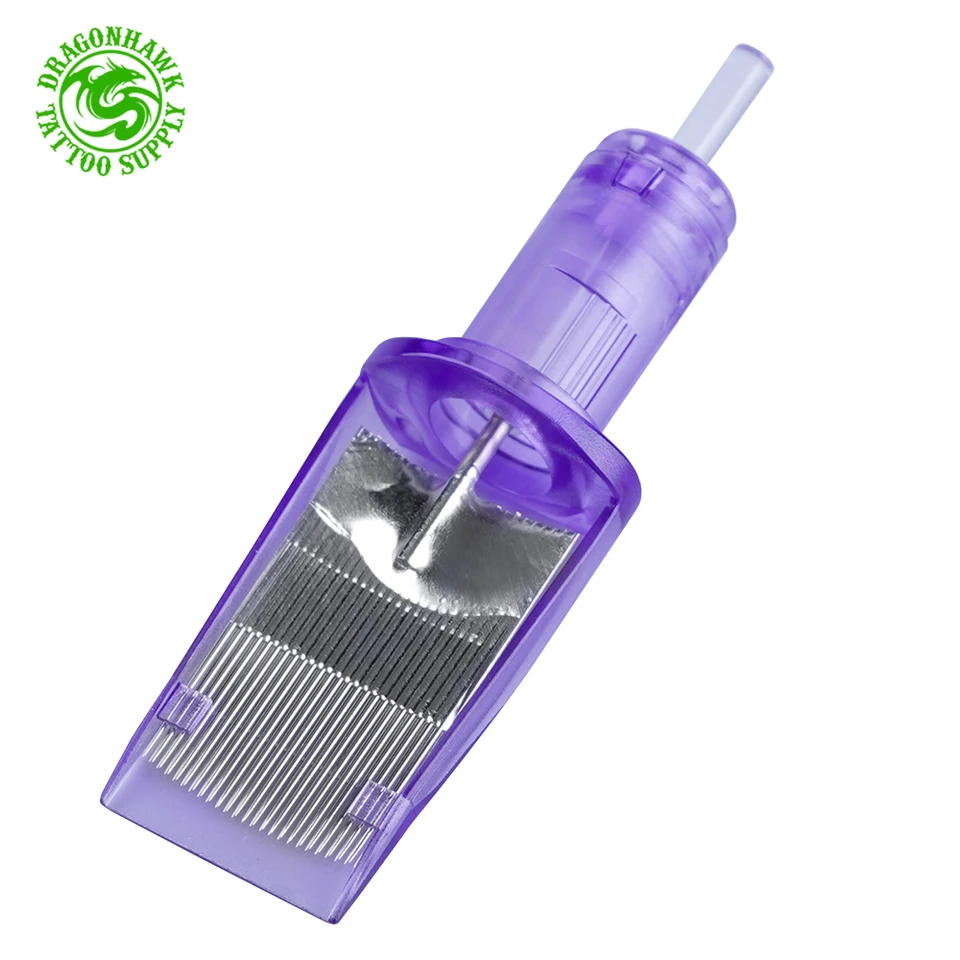 Mast Pro 10pcs 0,35 mm sterilizovaný guľatý Magnum 45RM tetovanie Trvalé make -up ihly tetovacie príslušenstvo