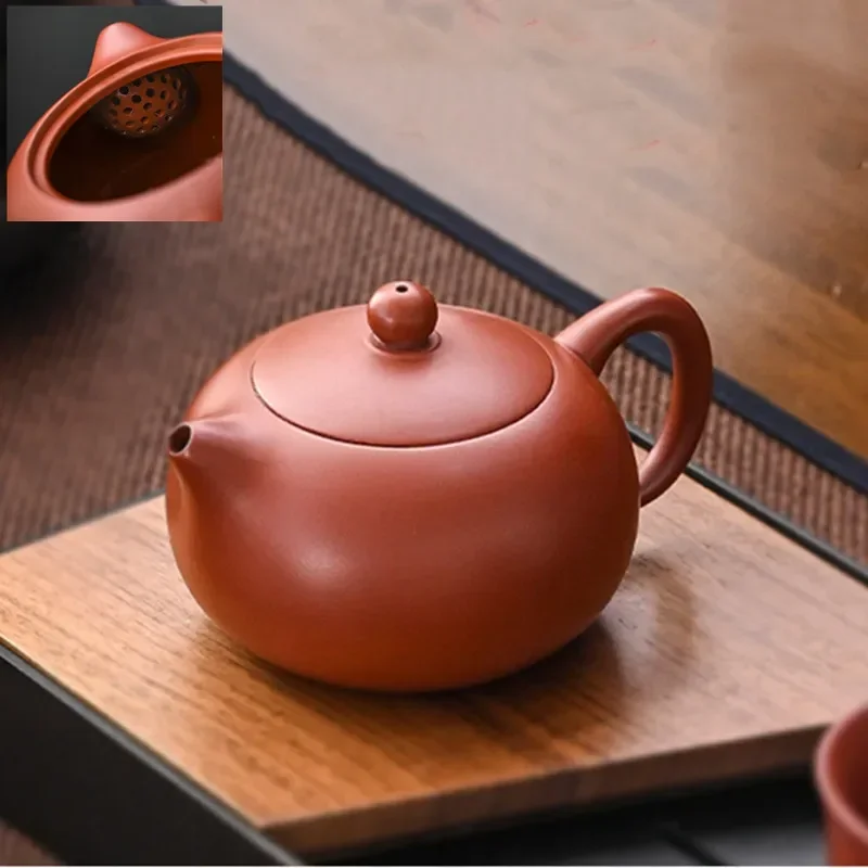 Master Ručne vyrábaný Yixing Purple Clay Teapot Boutique Boutique Zhu Mud Xishi Beauty Tea Pot Zisha Ball Hole Filter Tea Maker Čínsky čajovník