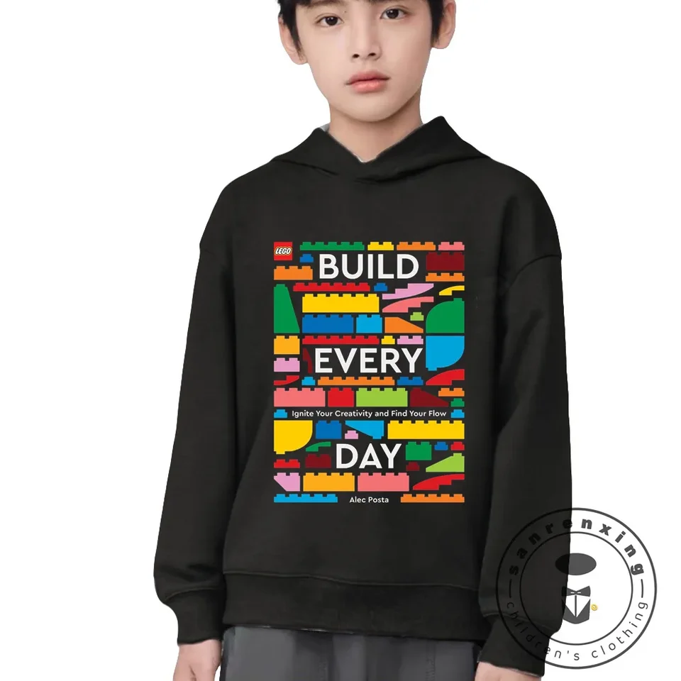 Master Stavider Kids Funny Cartoon Print Spring Autumn Dlhá rukáv s dlhým rukávom 2-13 roky chlapci dievčatá Príležitostné deti Top oblečenie