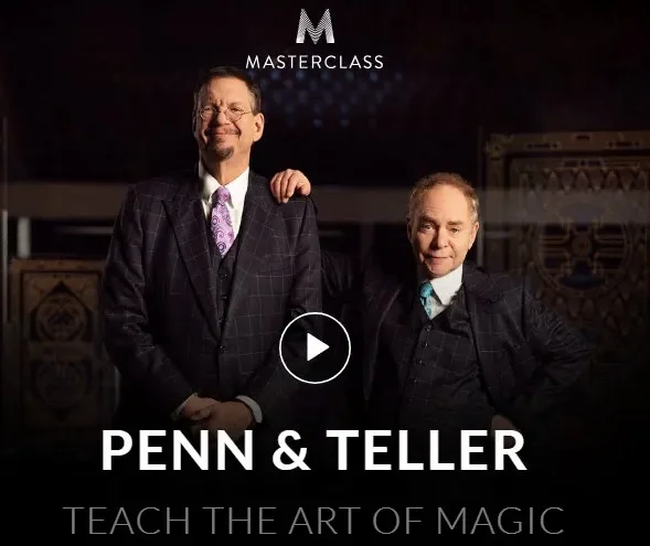 Masterclass Penn & Teller učia umenie mágií -Magické triky