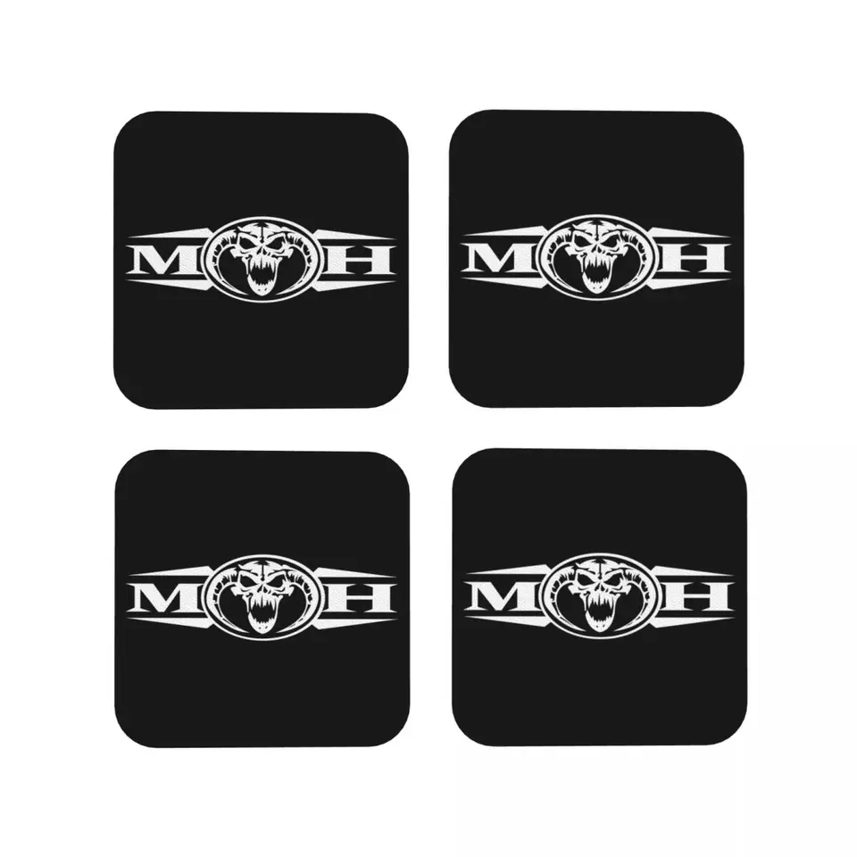 Masters of Hardcore of Holand Hardcore Coasters kuchynské prestieranie Izolácie šálky kávových rohoží pre dekorácie vankúšiky