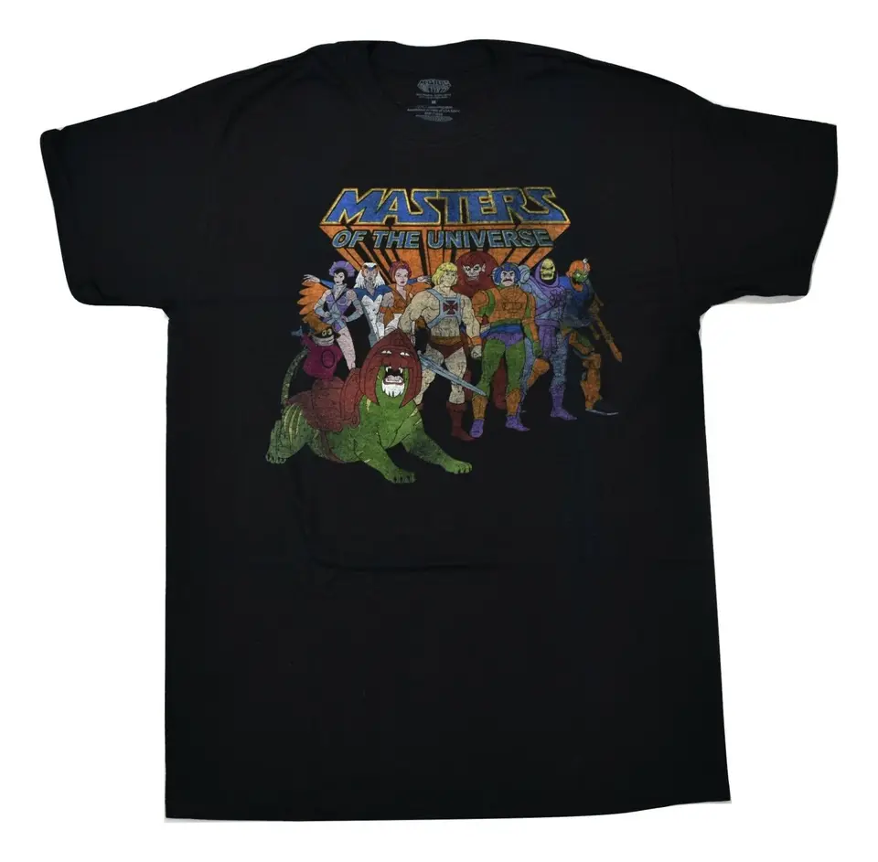 Masters of the Universe pánske bitky bitky mačacie skeletor Orko T košeľa nové l xl