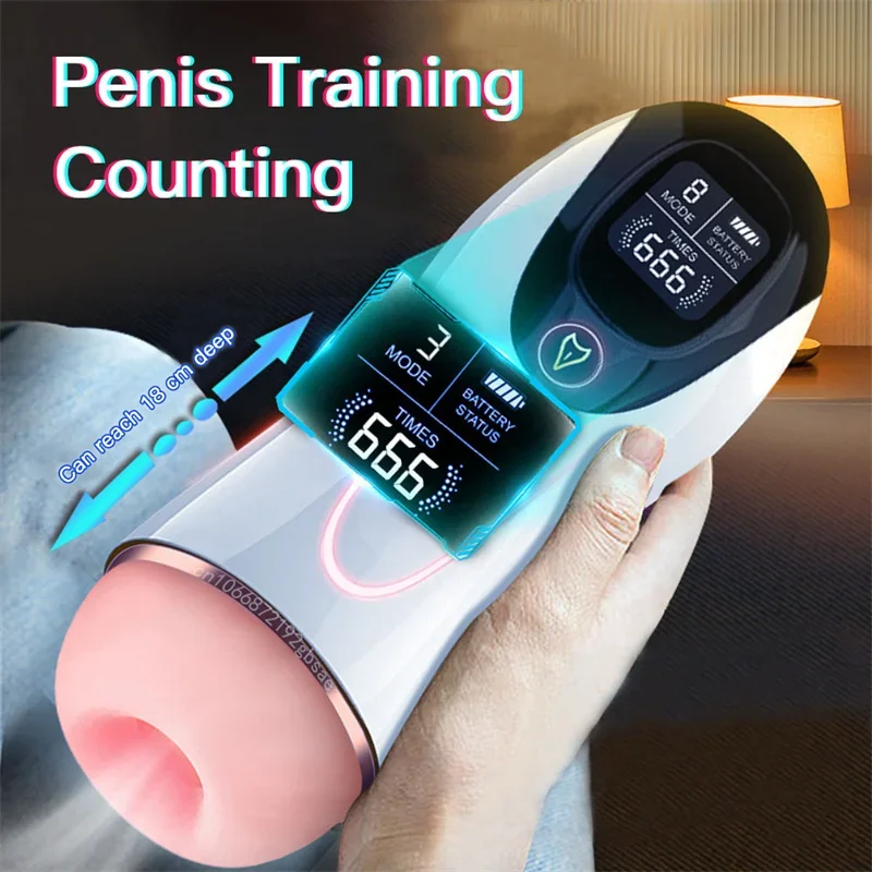 Mastuburátor Muž Masturbácia Automatika pre fajčenie mužov Masturbaton Hračky Tail zástrčka umelé vaginas magické hračky pre hračky pre mužov