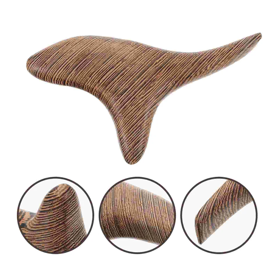 Masáž krížový akupunktúra palica Massager Massager Zohrievané valčeky na vlasy drevené náradie