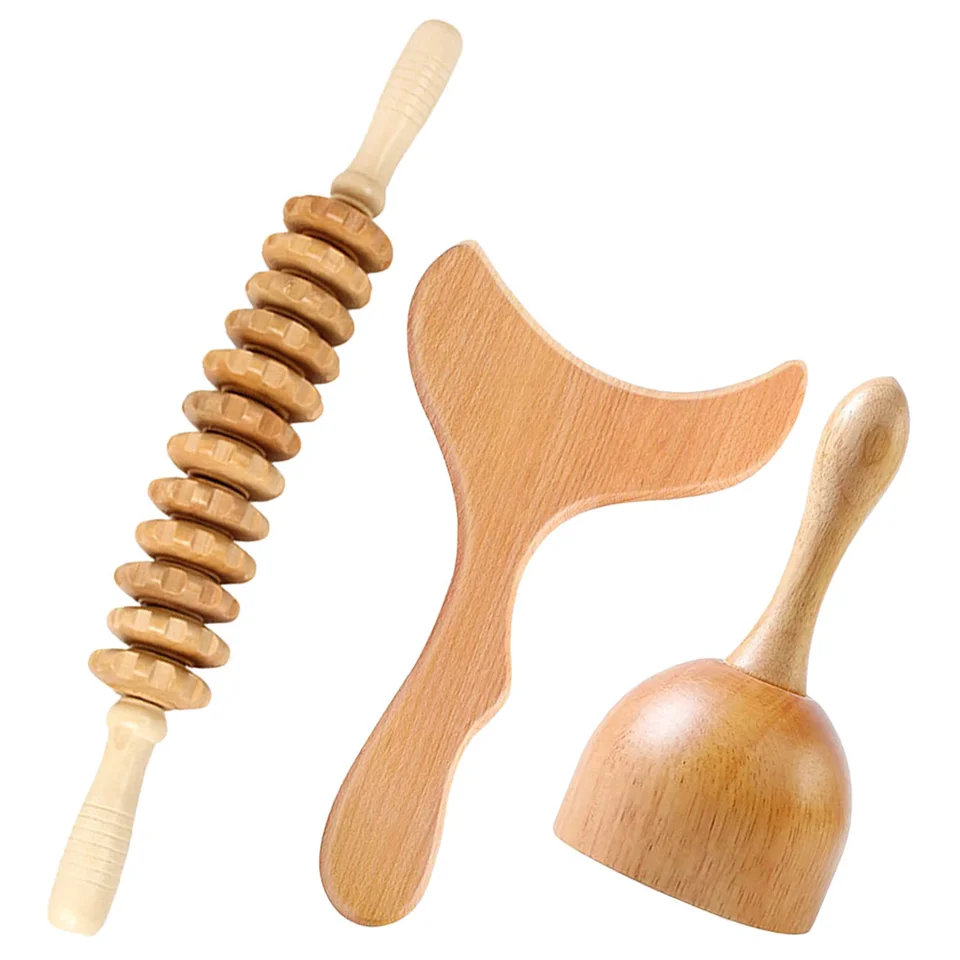 Masážové palice Lymfatické masážne denné používanie masážnej dosky Suite Health Tool Body Scharpting Drevené náradie