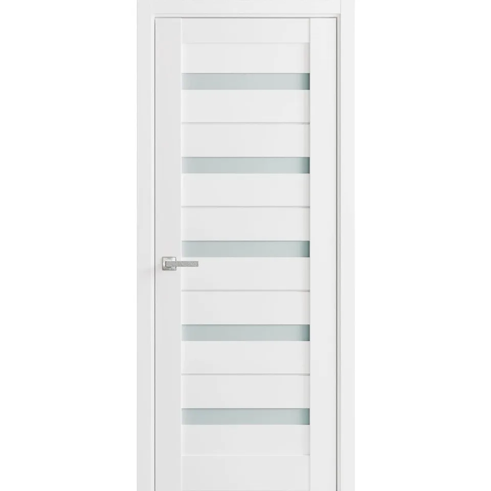 Masívne francúzske dvere matné sklo 32 x 80 palcov biele hodvábne hodvábne pravidelné panelové rámiky rukoväte kúpeľňové spálne robustné dvere