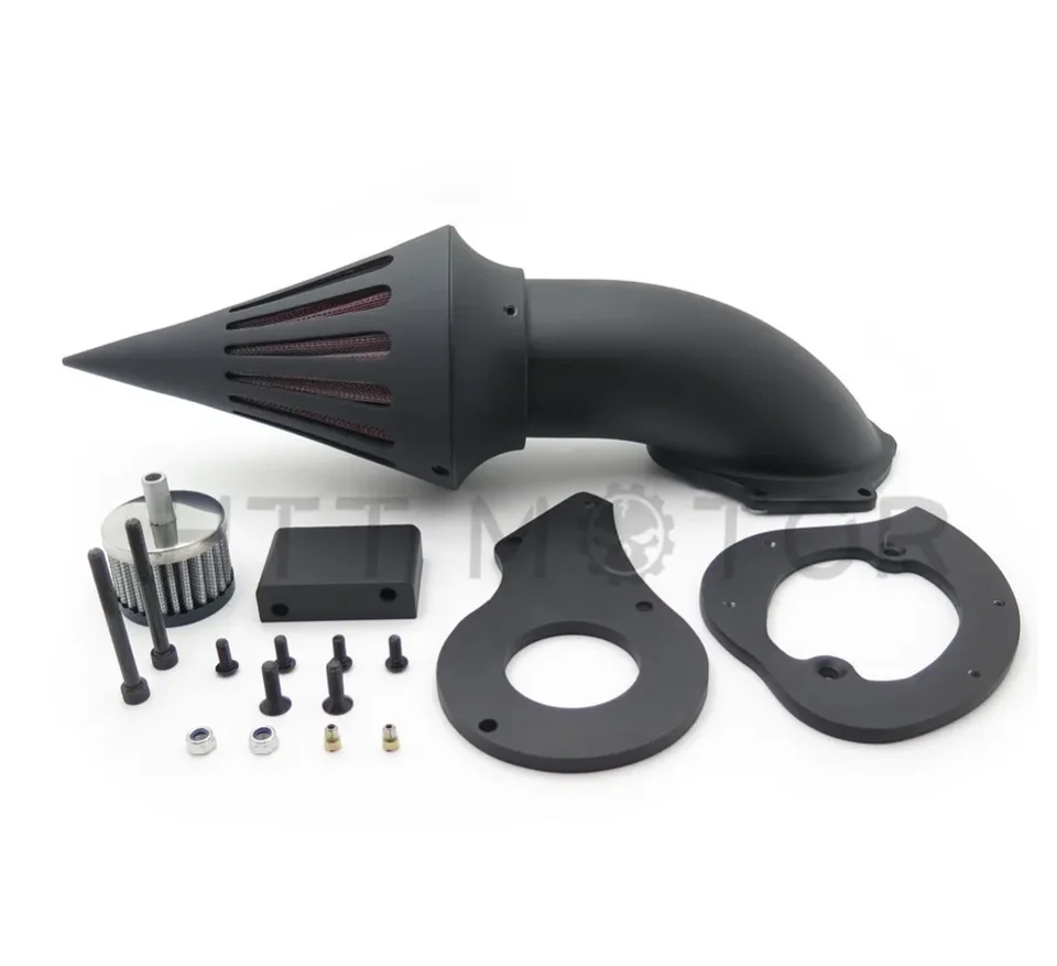 Mate Black Spike Air Cleaner Kit Filter Periver pre Honda Shadow 600 VLX600 1999-2013