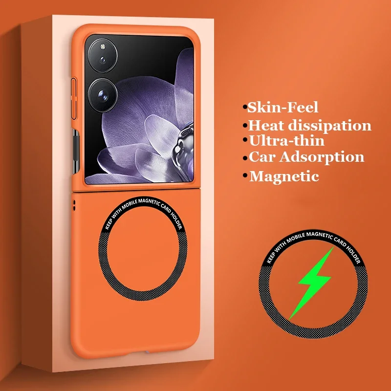 Mate magnetický anti-prsteň PC puzdro pre Xiaomi Mix Flip 6,86 